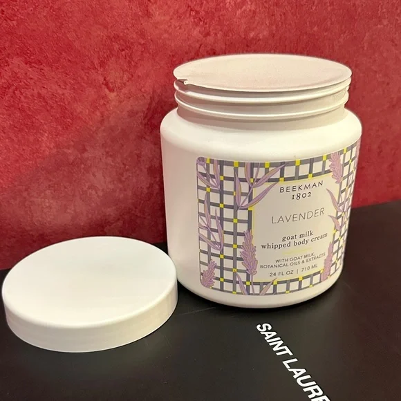 Beekman 1802 Lavender Goat Milk Whipped Body Cream - White new, gift, sealed - Picture 2 of 4